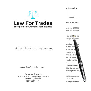 law_for_trades_Master_Franchise_Agreement